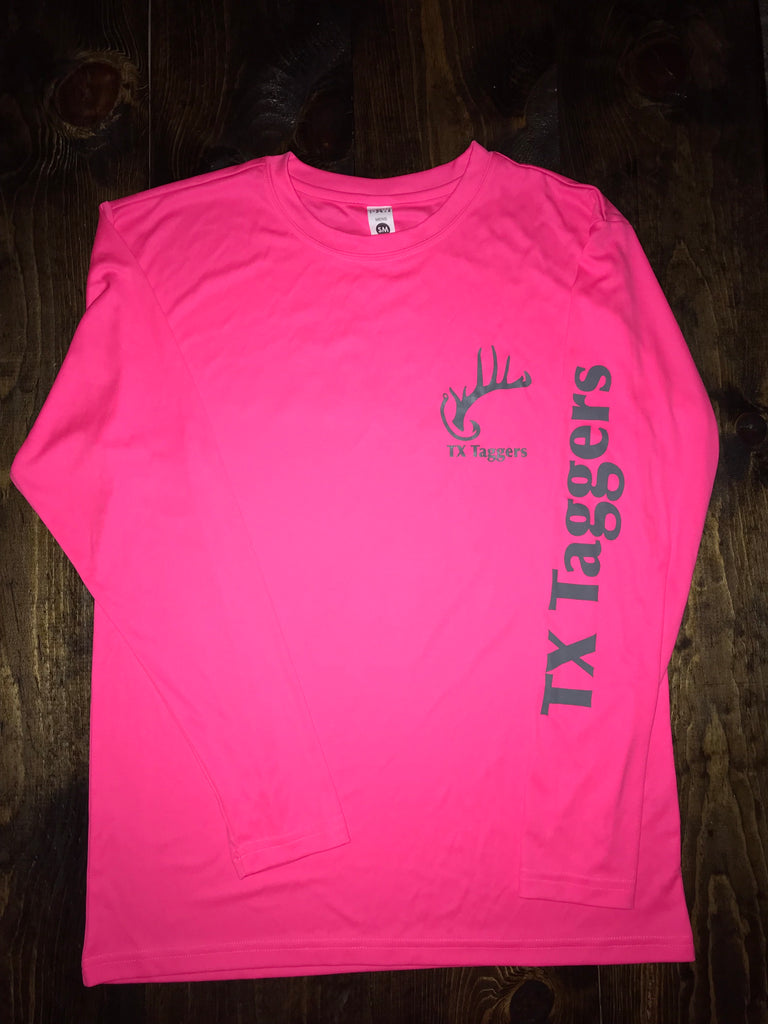 Neon Pink Fishing Shirt – Texas Taggers