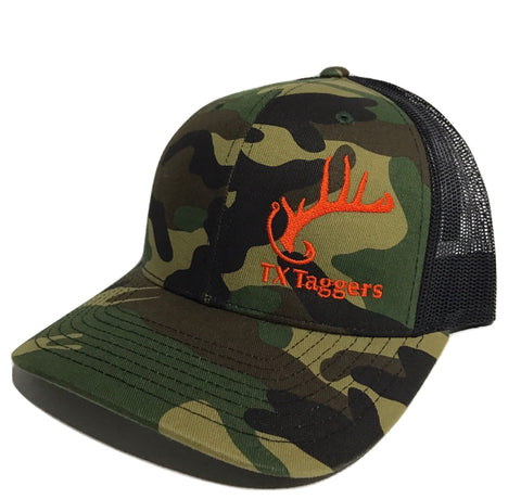 Texas Taggers Old Camo Trucker Hat
