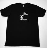 Black Distressed Texas Taggers Tshirt