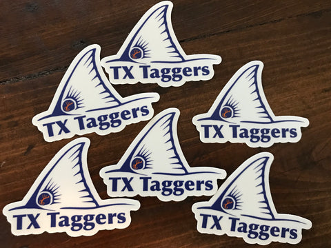 Texas Taggers Redfish Tail Decal