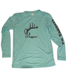 Sea Foam Texas Taggers Fishing Shirt