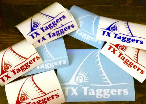 Redfish Texas Taggers Decal